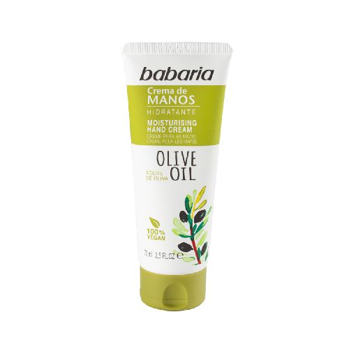 Crema para manos BABARIA con aceite de oliva 75 ml - Devoto Hnos. S.A.