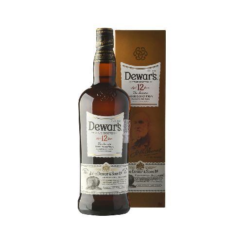 Whisky Escocés DEWAR'S 12 años 1 L - Devoto Hnos. S.A.