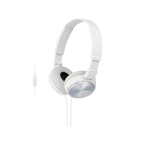 Auricular Bluetooth SONY MDR-ZX110 blanco - Devoto Hnos. S.A.