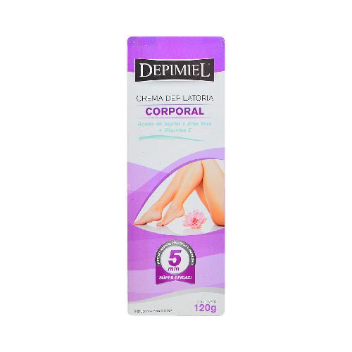 Crema depilatoria corporal DEPIMIEL con Aloe - Devoto Hnos. S.A.