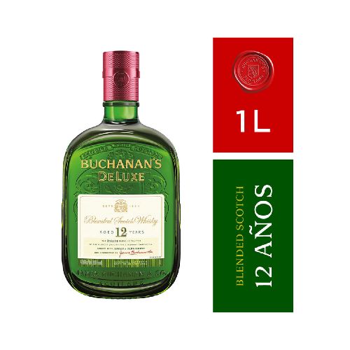 Whisky Escocés BUCHANAN'S 1 L - Devoto Hnos. S.A.