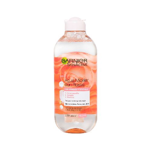 Agua micelar GARNIER rose 400 ml - Devoto Hnos. S.A.