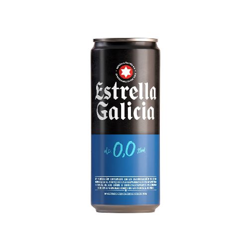 Cerveza ESTRELLA GALICIA 0,0% 330 ml - Devoto Hnos. S.A.