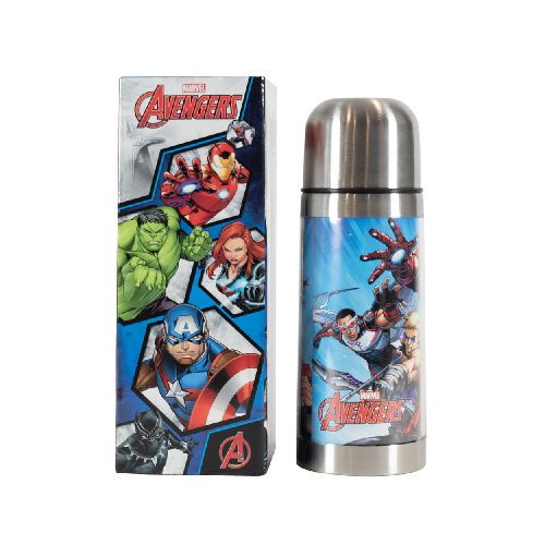 Termo de metal 350 ml Avengers New - Devoto Hnos. S.A.