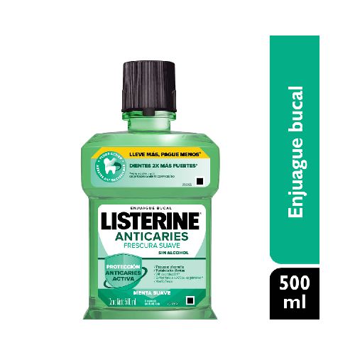 Enjuague bucal LISTERINE zero anticaries 500 ml - Devoto Hnos. S.A.