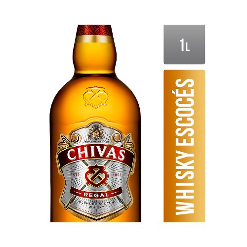 Whisky Escocés CHIVAS REGAL 12 Años 1 L - Devoto Hnos. S.A.