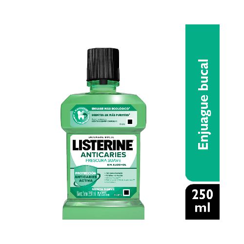 Enjuague bucal LISTERINE zero anticaries 250 ml - Devoto Hnos. S.A.