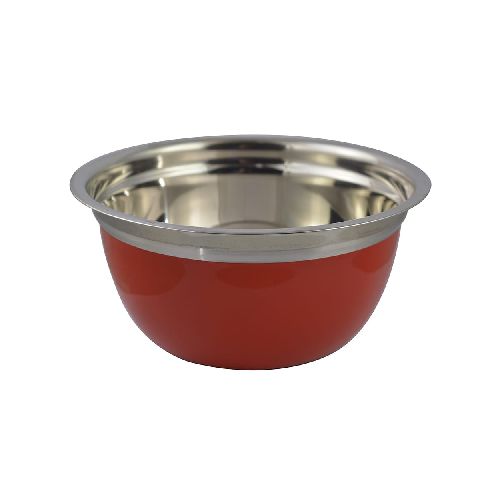 Bowl 21 cm acero inoxidable rojo - Devoto Hnos. S.A.