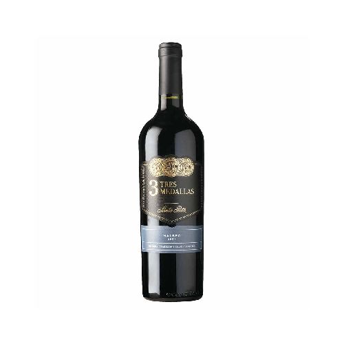 Vino Tinto Malbec 3 Medallas SANTA RITA 750 ml - Devoto Hnos. S.A.