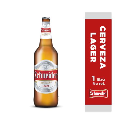 Cerveza SCHNEIDER envase descartable 970 ml - Devoto Hnos. S.A.