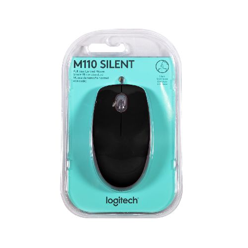 Mouse óptico LOGITECH Mod. M110 negro - Devoto Hnos. S.A.