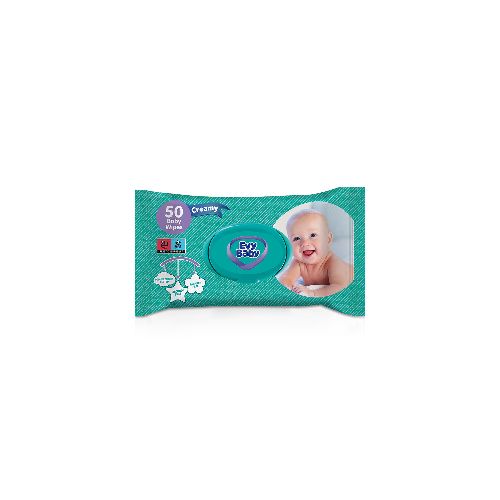 Toallitas húmedas Evybaby x 50 unidades OFERTA CAJA X 12 - Creamy — Zuria