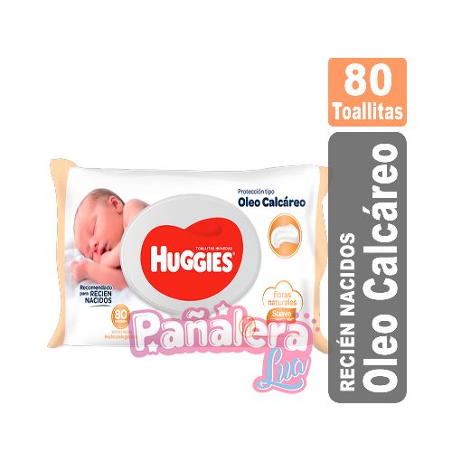 Huggies Toalla Humeda x 80 con Oleo Calcareo  