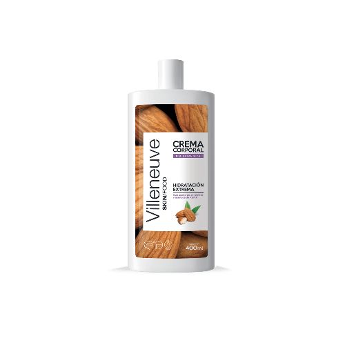 Villeneuve Crema Corporal de Almendras PIEL EXTRA SECA 400ml  