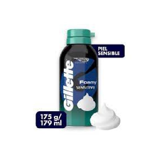 Gillette Foamy espuma de afeitar piel sensible175g  