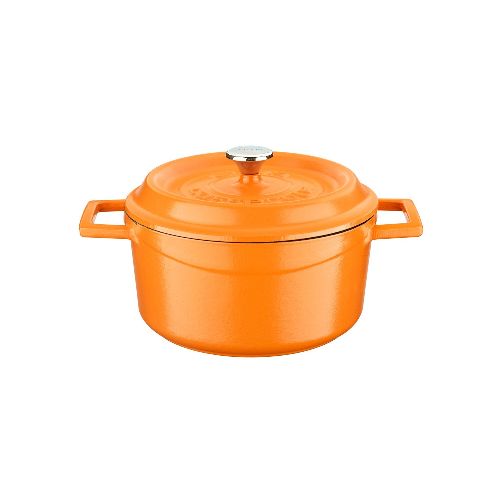 Cacerola Redonda 20CM - Naranja Lavacast — Ferretería Arocena