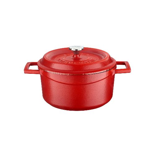 Cacerola Redonda 20CM - Roja Lavacast — Ferretería Arocena