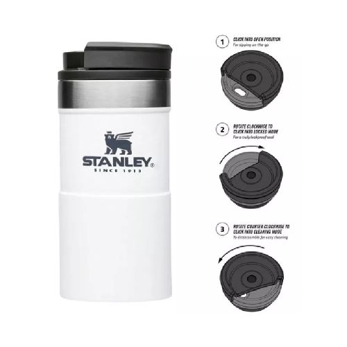 STANLEY Vaso Termico Neverleak Classic 250ml Blanco  