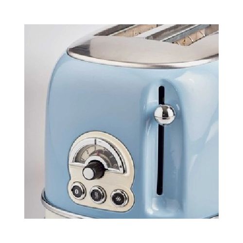 ARIETE TOSTADORA VINTAGE 2 PANES 810W AZUL  