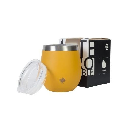 MATE ACERO TERRANO C/TAPA MOSTAZA AC403010020---  