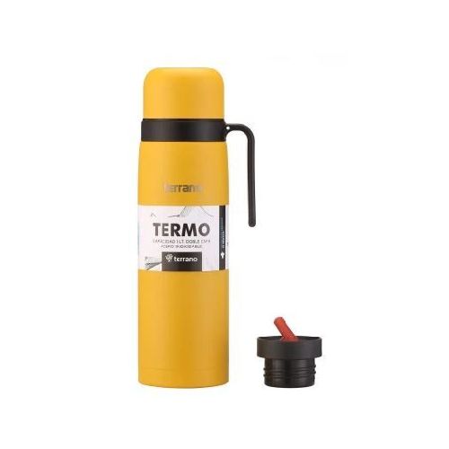 TERMO ACERO TERRANO C/MANIJA AMARILLO AC409023019---  