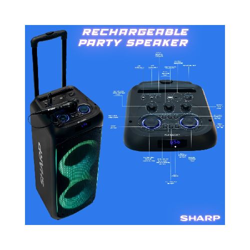 SHARP PS-935 Parlante Party Speaker  