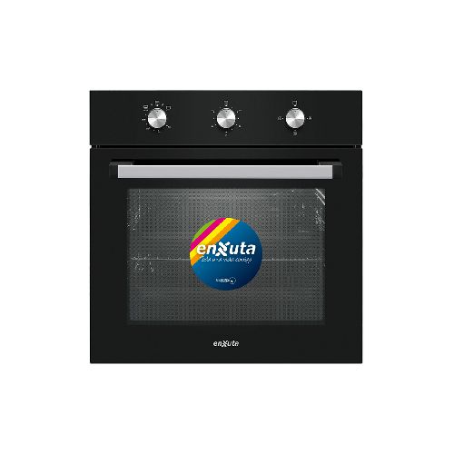 ENXUTA HEENXG5500NG Horno a Gas de Empotrar Negro Conveccion  