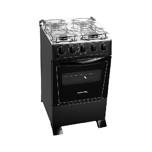 PUNKTAL PK-375C COCINA A GAS NEGRO  Punktal