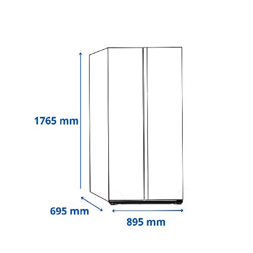 JAMES RJ45M SBSI REFRIGERADOR SIDE BY SIDE INVERTER INOX  James