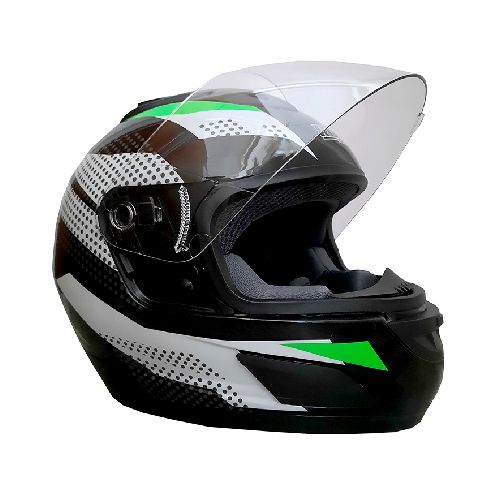 RUSH CASCO INT. NEGRO VERDE BLAN XL 20  