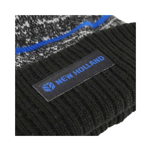 NEW HOLLAND GORRO DE LANA AZUL/NEGRO  