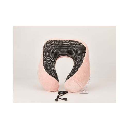 ALMOHADA PARA EL CUELLO EN FORMA DE U (DISEÑO DE JOROBA/ROSA) — MUMUSO