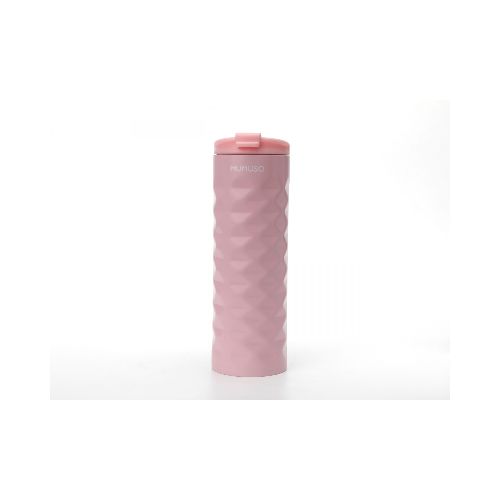 VASO TÉRMICO DE CAFÉ (COLECCIÓN CHERRY BLOSSOM/DIAMOND/500 ML/ROSA) — MUMUSO