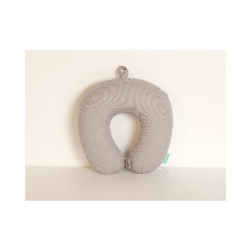 ALMOHADA DE CUELLO EN FORMA DE U DE VISCOELÁSTICA PORTÁTIL (GRIS) — MUMUSO