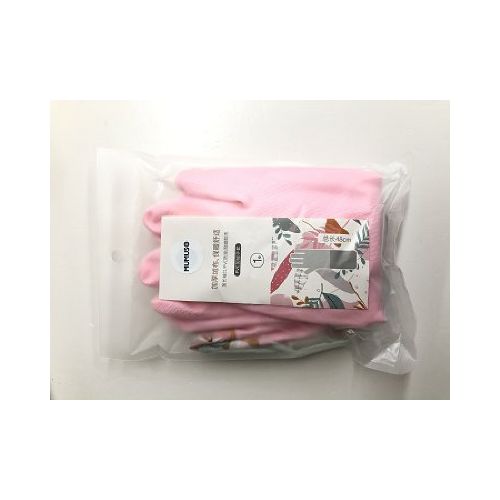 GUANTES MANGA LARGA CINTURÓN PVC - ROSA — MUMUSO