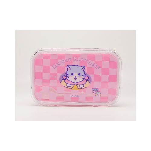 LUNCHERA (GATO/800 ML/ROSA) — MUMUSO