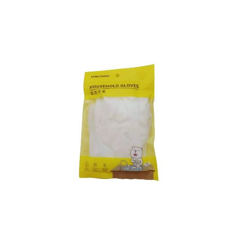 GUANTES PVC 2 PARES - BLANCO — MUMUSO