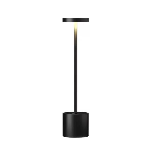 Lampara Mesa Escritorio Decorativa Led Ajustable Usb Estructura Pantalla Negro  