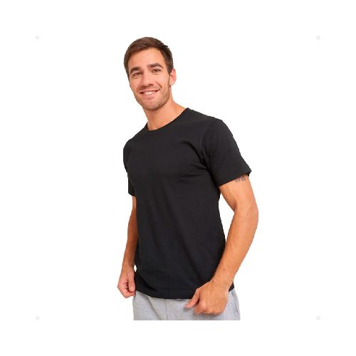 Remera Camiseta Básica Unisex Varios Talles Unisex Negro M  GENERICA