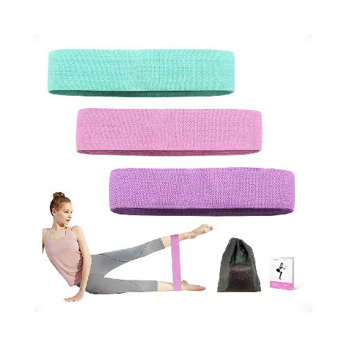 Bandas Elásticas X3 Resistencias Fitnes Pilates Gym  