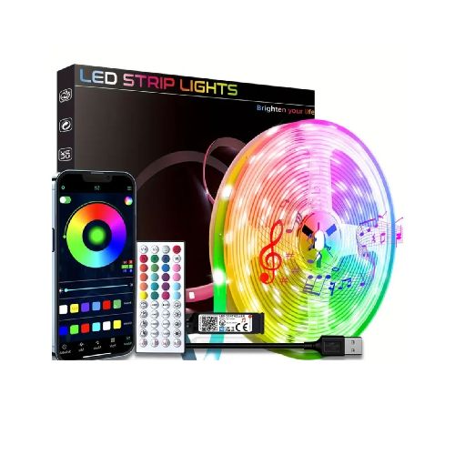 Tira Cinta Luces Led Rgb 10 M  GENERICA