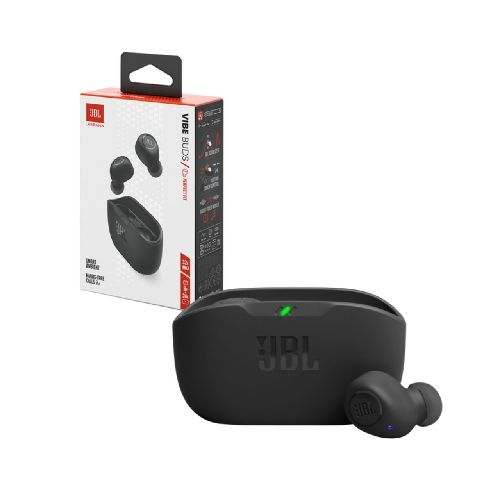 AURICULARES JBL WAVE BUDS TWS HEADPHONE TRULY WIRELESS NEGRO  