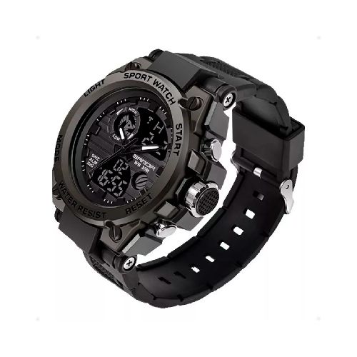 Reloj pulsera Sanda 739 con correa de poliuretano Negro  