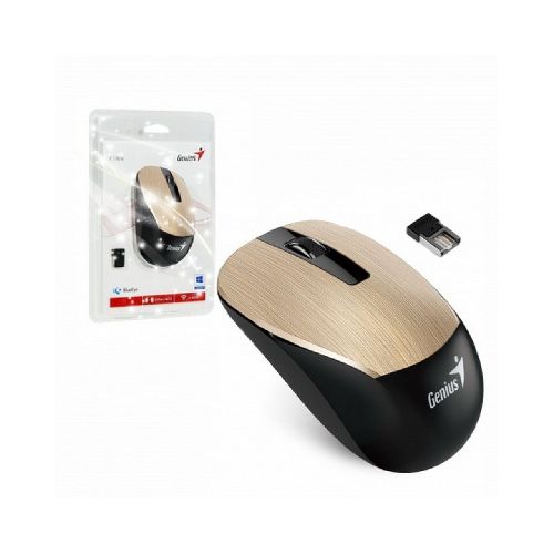 Mouse Genius Nx-7015 Dorado Con Negro  