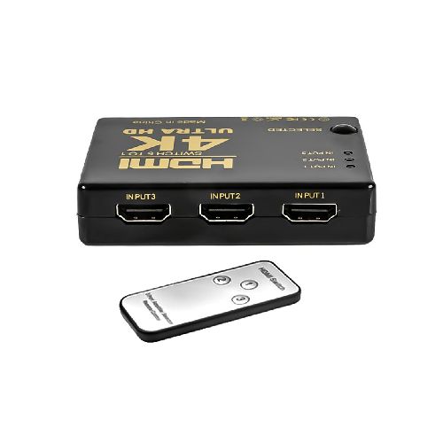 Switch Hdmi UHD 4k con Control de 3 Puertos  GENERICA