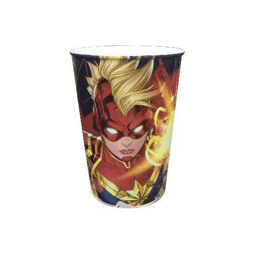 Vaso Plástico 320 ml - Capitana Marvel — Cartoons