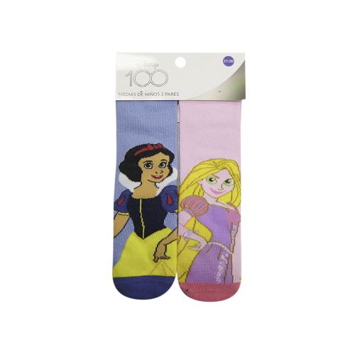 Pack x 2 Medias Infantiles Princesas Disney Talle 19/30 — Cartoons