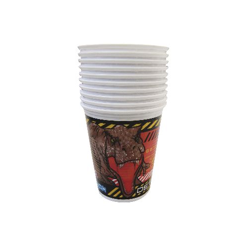 Vaso Cotillón Pack x 8 Jurassic World — Cartoons