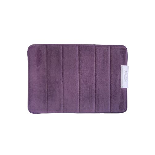 Alfombra Baño con Memoria Home Class Microfibra 43 x 61 cm - PURPURA — Cartoons