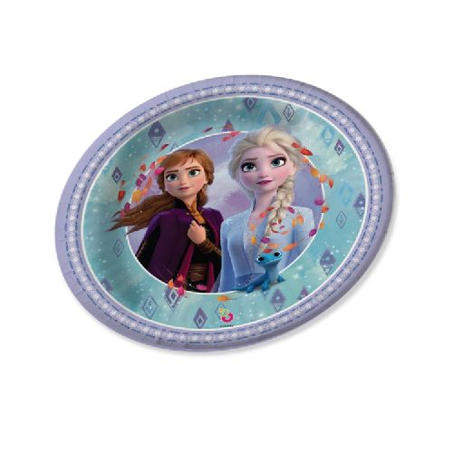 Cotillón Plato Descartable Frozen x 8 — Cartoons